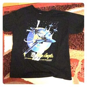 Blue angles shirt